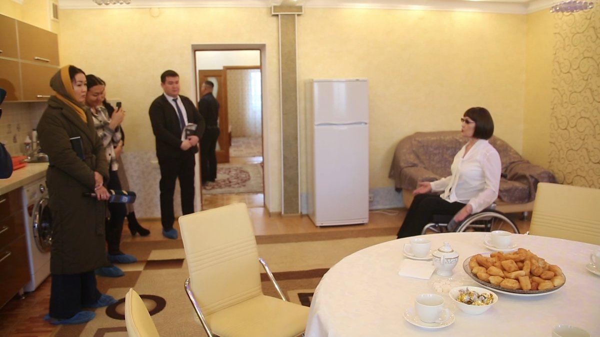 Ақтөбеде мүмкіндігі шектеулі жандарды өмірге бейімдеу баспаналары ашылды
