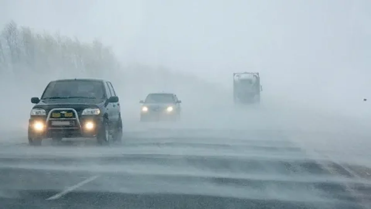 Еліміздің 9 өңірінде тұман, көктайғақ,  бұрқасын болады