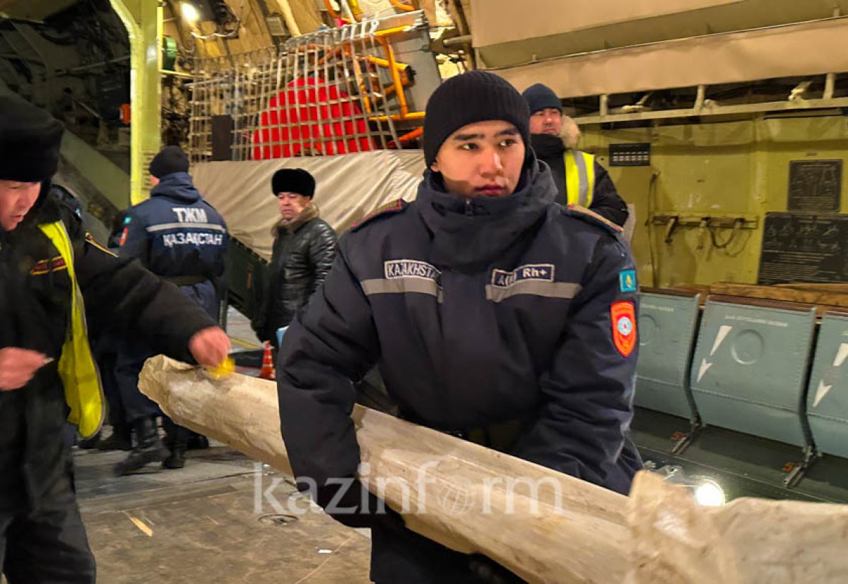 Қазақстаннан  гуманитарлық жүк тиелген ұшақ Түркияның Газиантеп қаласына ұшып шықты