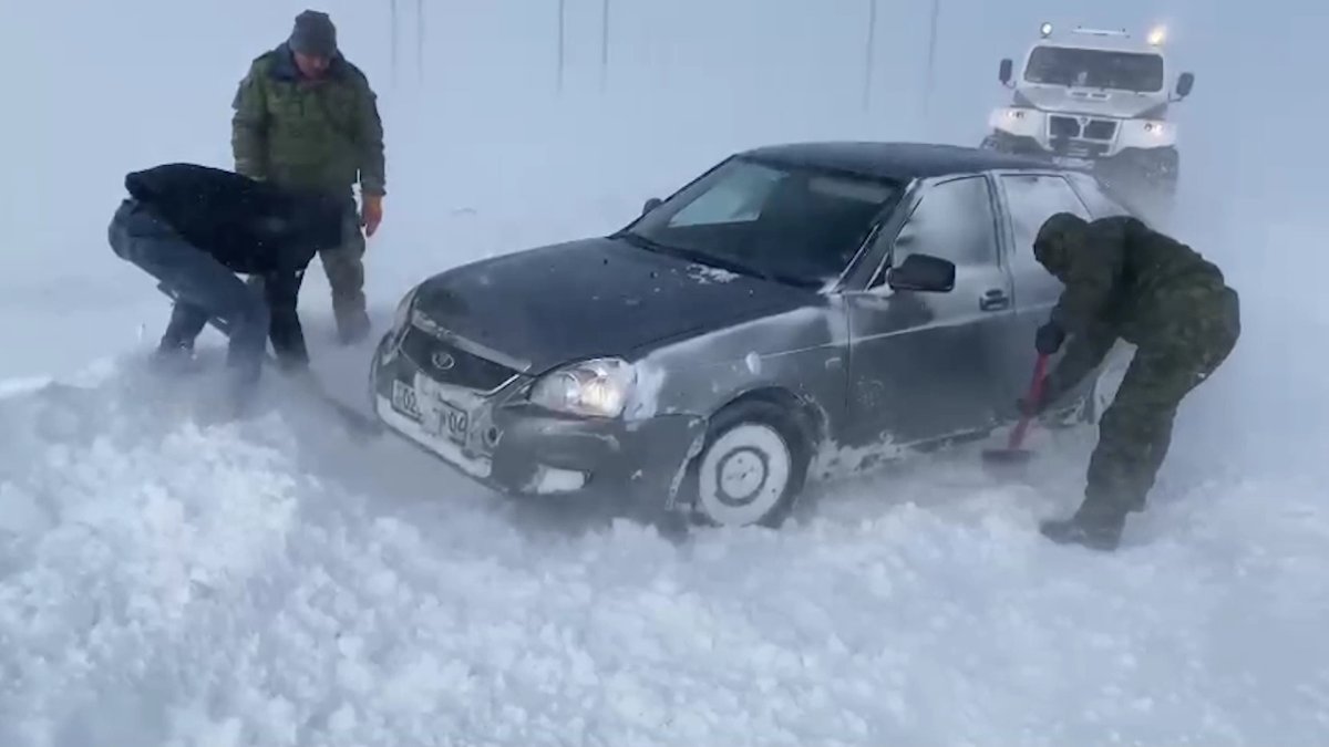 Ақтөбе облысында боранда жолда қалған 520 адам құтқарылды