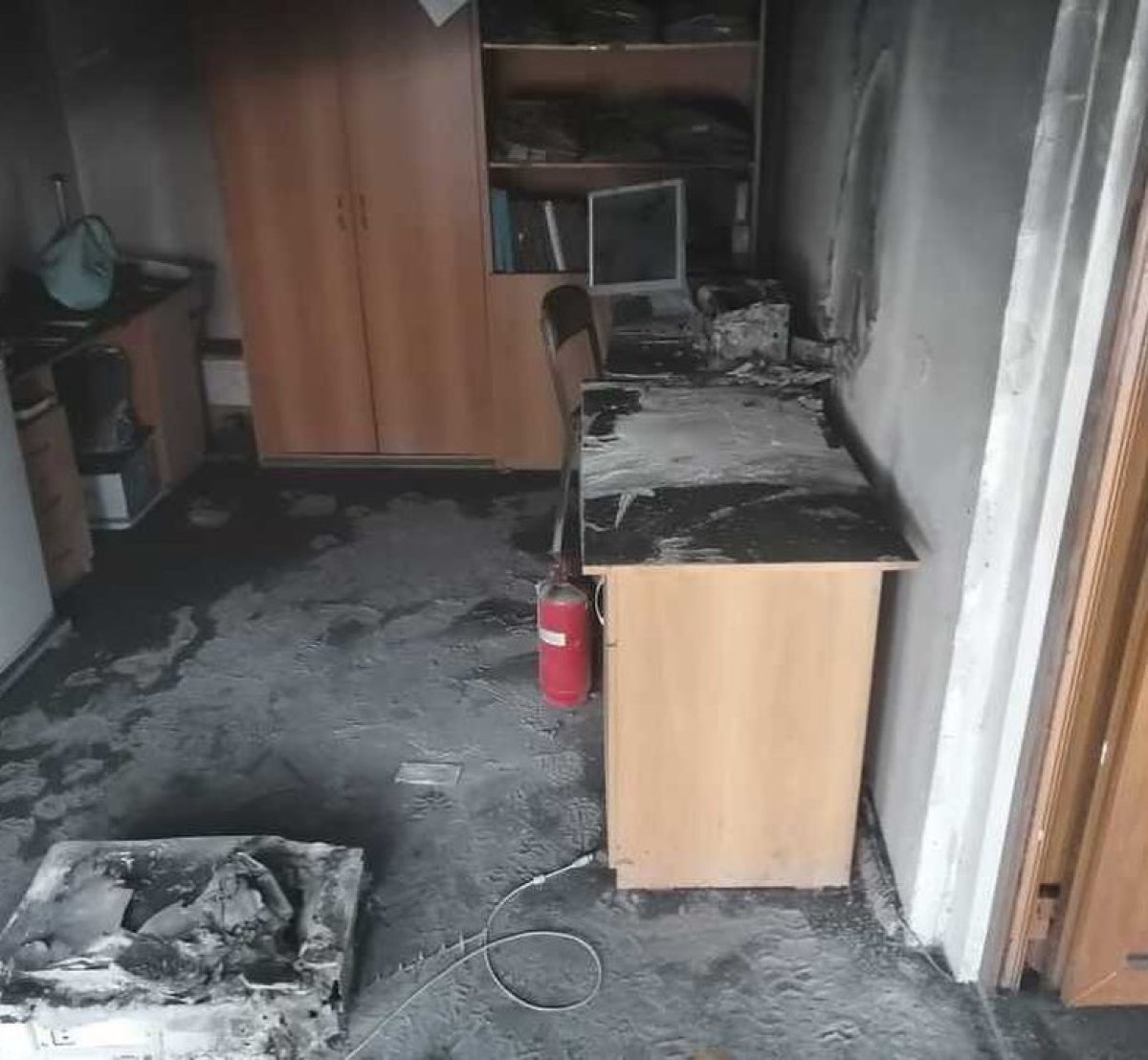 Қостанайда университет ғимаратында өрт шықты