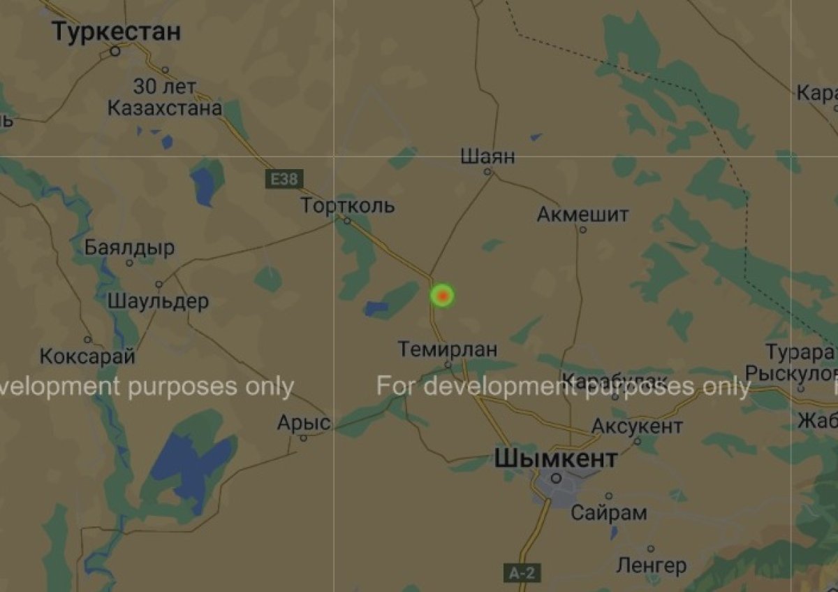 Землетрясение в 2-3 балла произошло в Шымкенте, в 2 балла – в Таразе