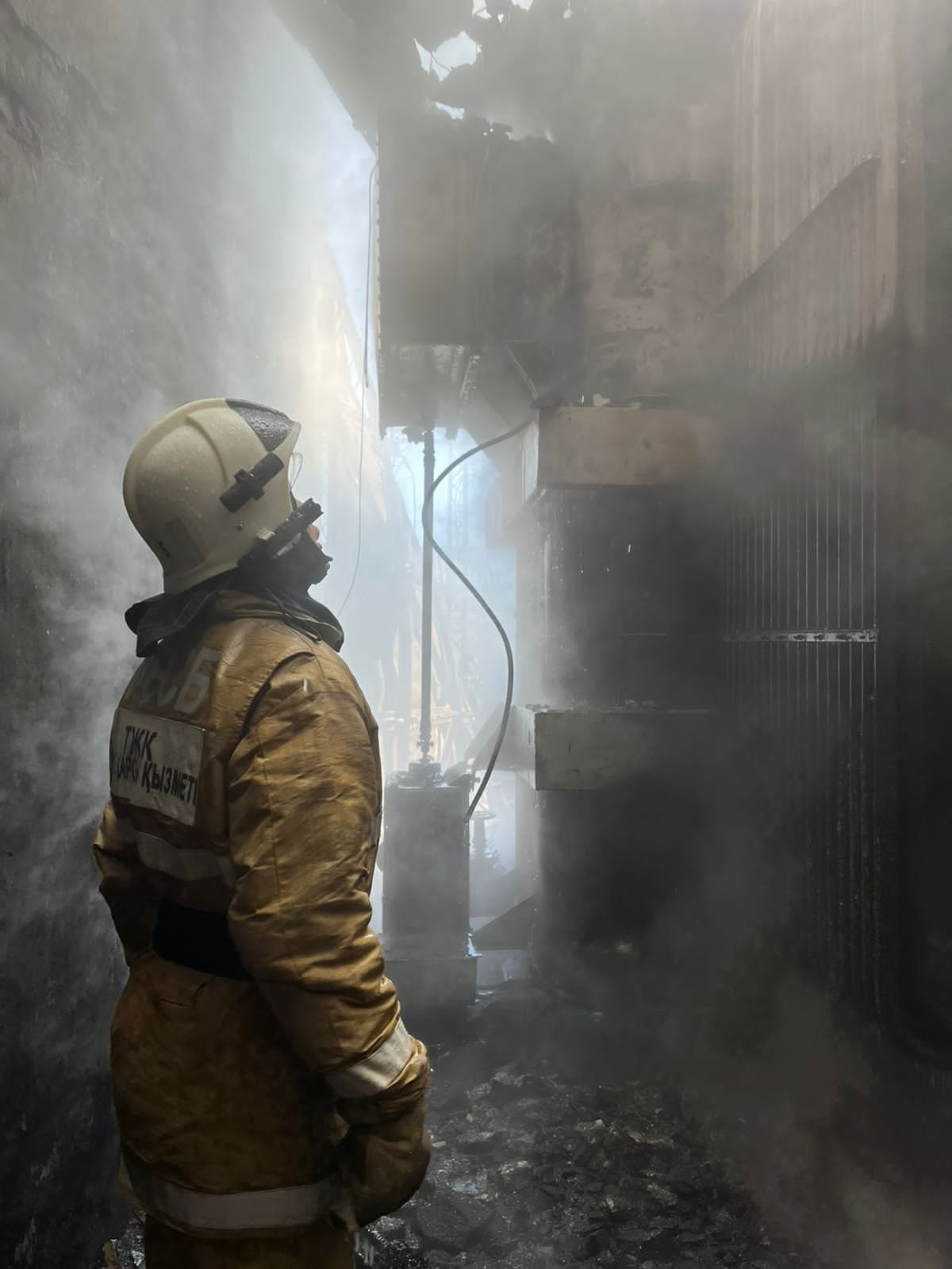 Ақтөбенің Алға ауданында электр стансасы өртеніп, қала жарықсыз қалды