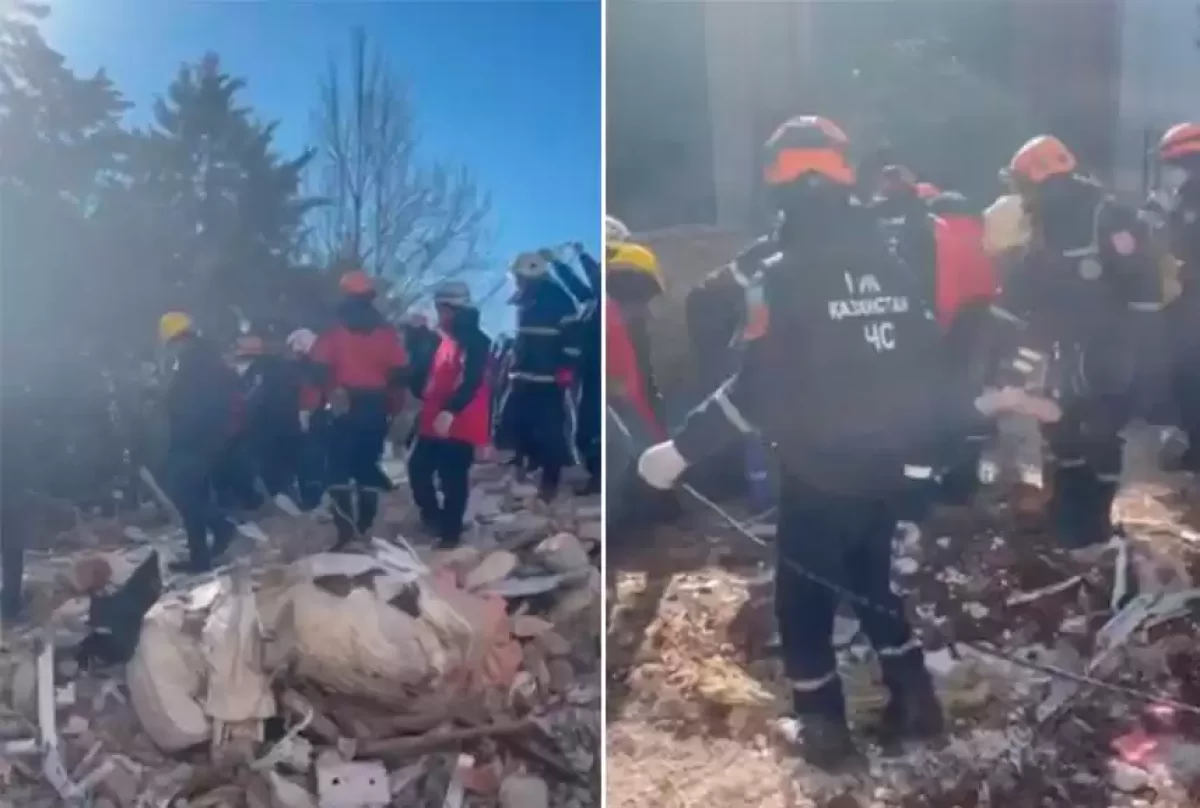 Қазақстандық құтқарушылар түрік әріптестерімен бірге үйінді астынан әйелді шығарып алды