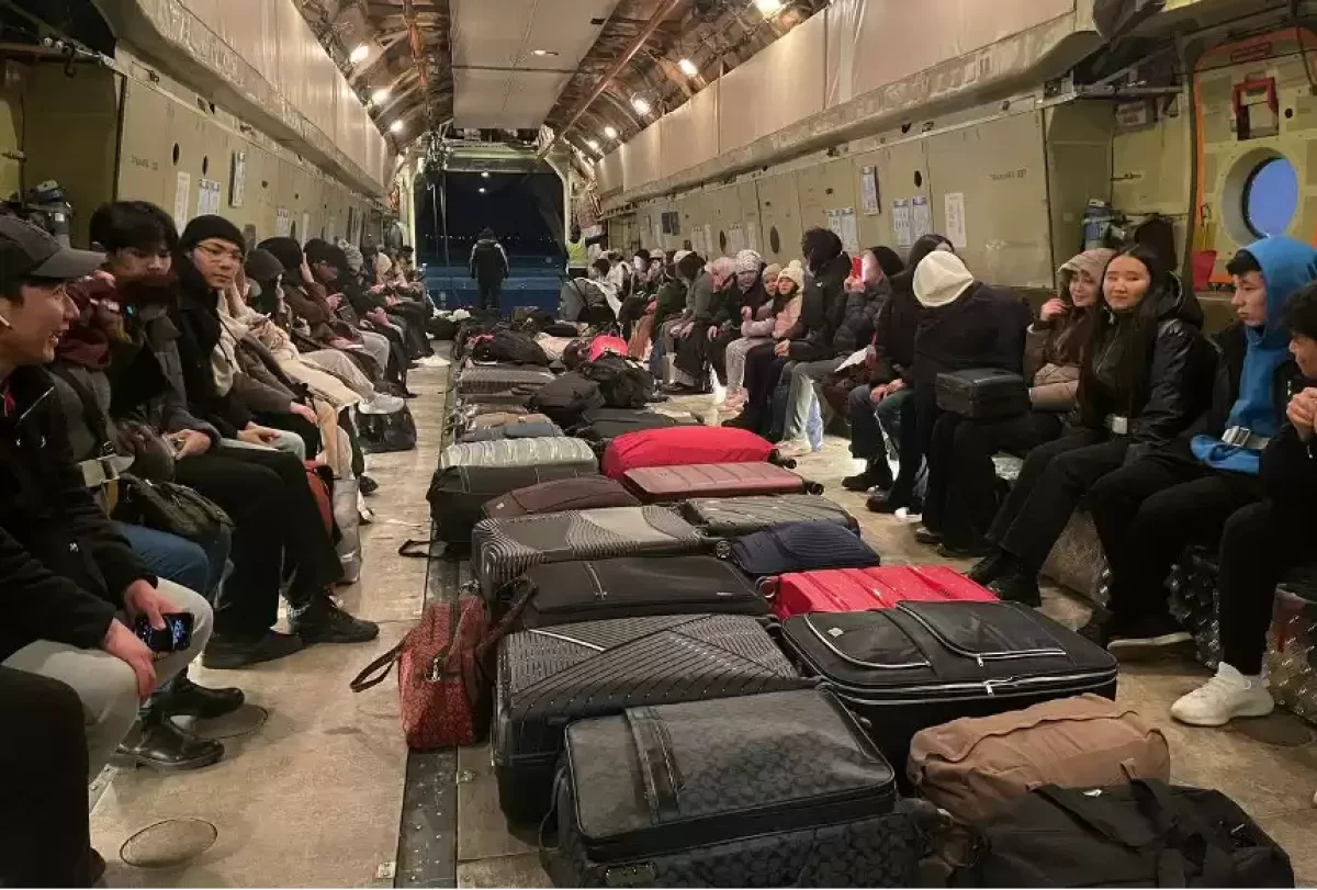 Арнайы бортпен Түркиядан Қазақстанға 64 адам эвакуацияланды