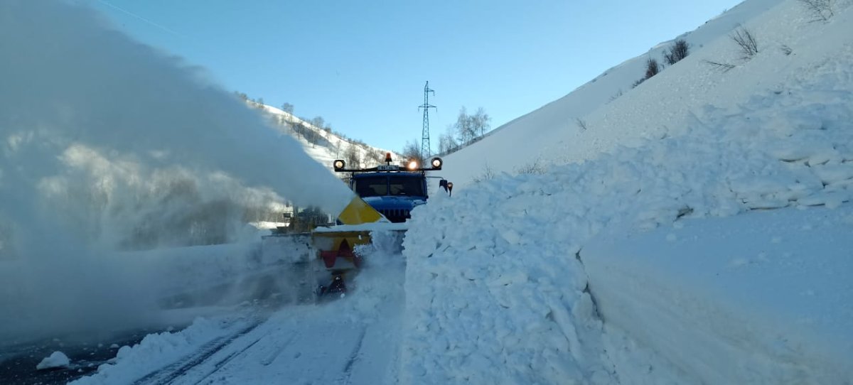 89 лавин спустили в  Восточном Казахстане