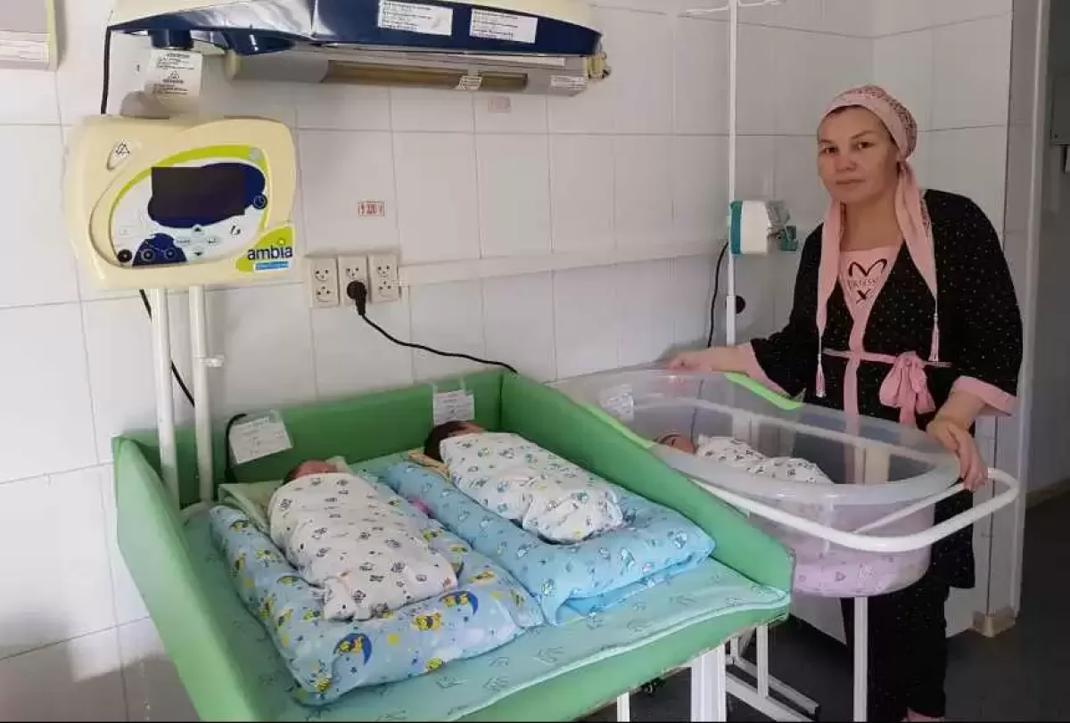 Алматы облысында Қаракөз, Садық және Сыдық атты үшем дүниеге келді