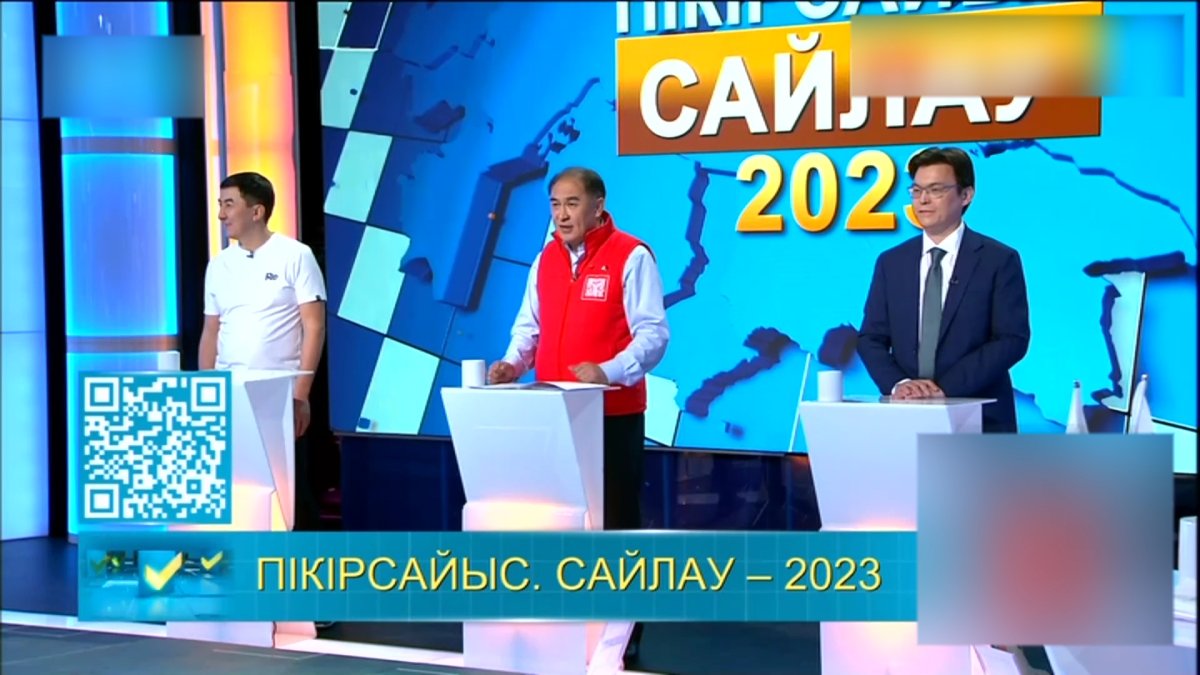 Мәжіліс сайлауына қатысатын партиялар арасындағы теледебат тартысты өтті