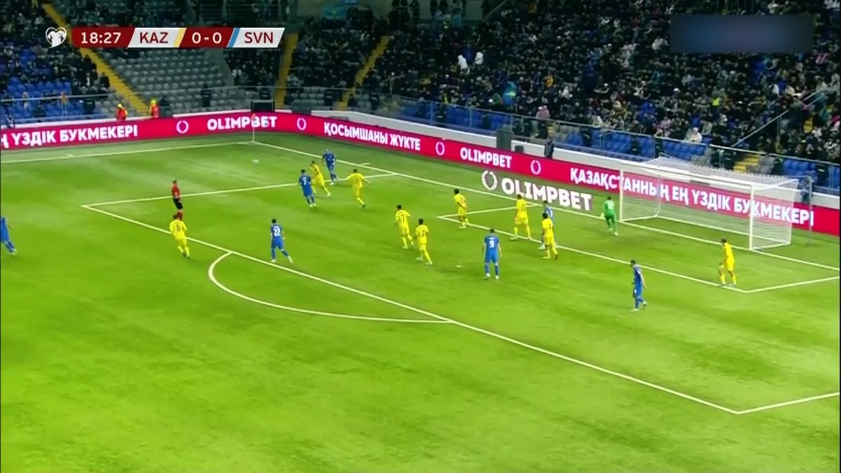 Футболдан Қазақстан құрамасы өз алаңында Словениядан жеңіліс тапты