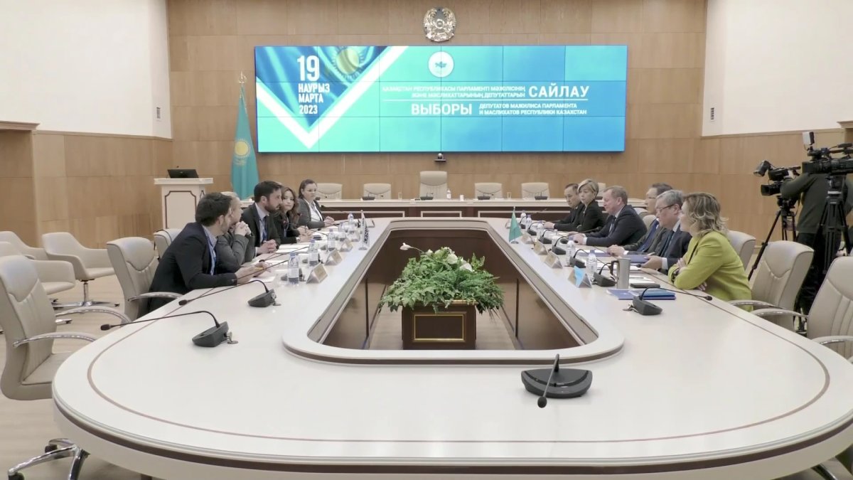 Глава Миссии БДИПЧ/ОБСЕ поздравил ЦИК РК с завершением работы