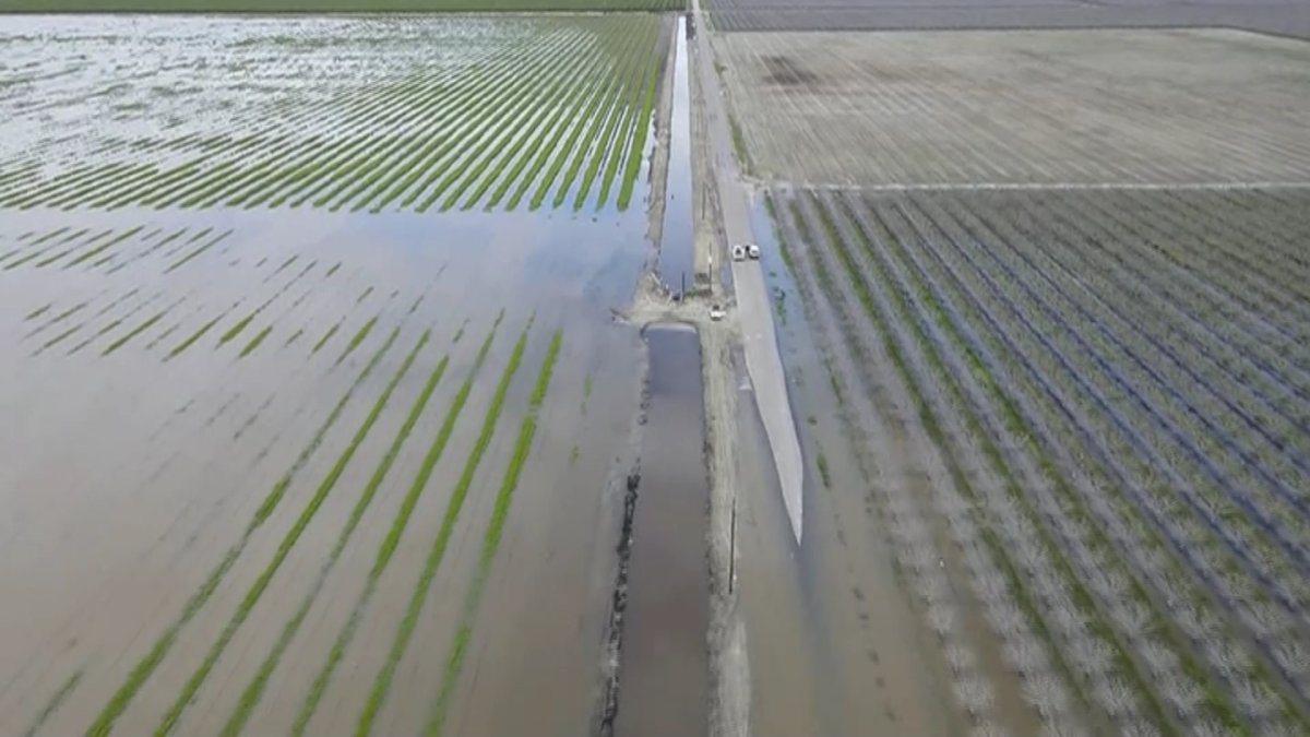 Шок-кадры: под воду ушли тысячи гектаров посевов и дорог в США