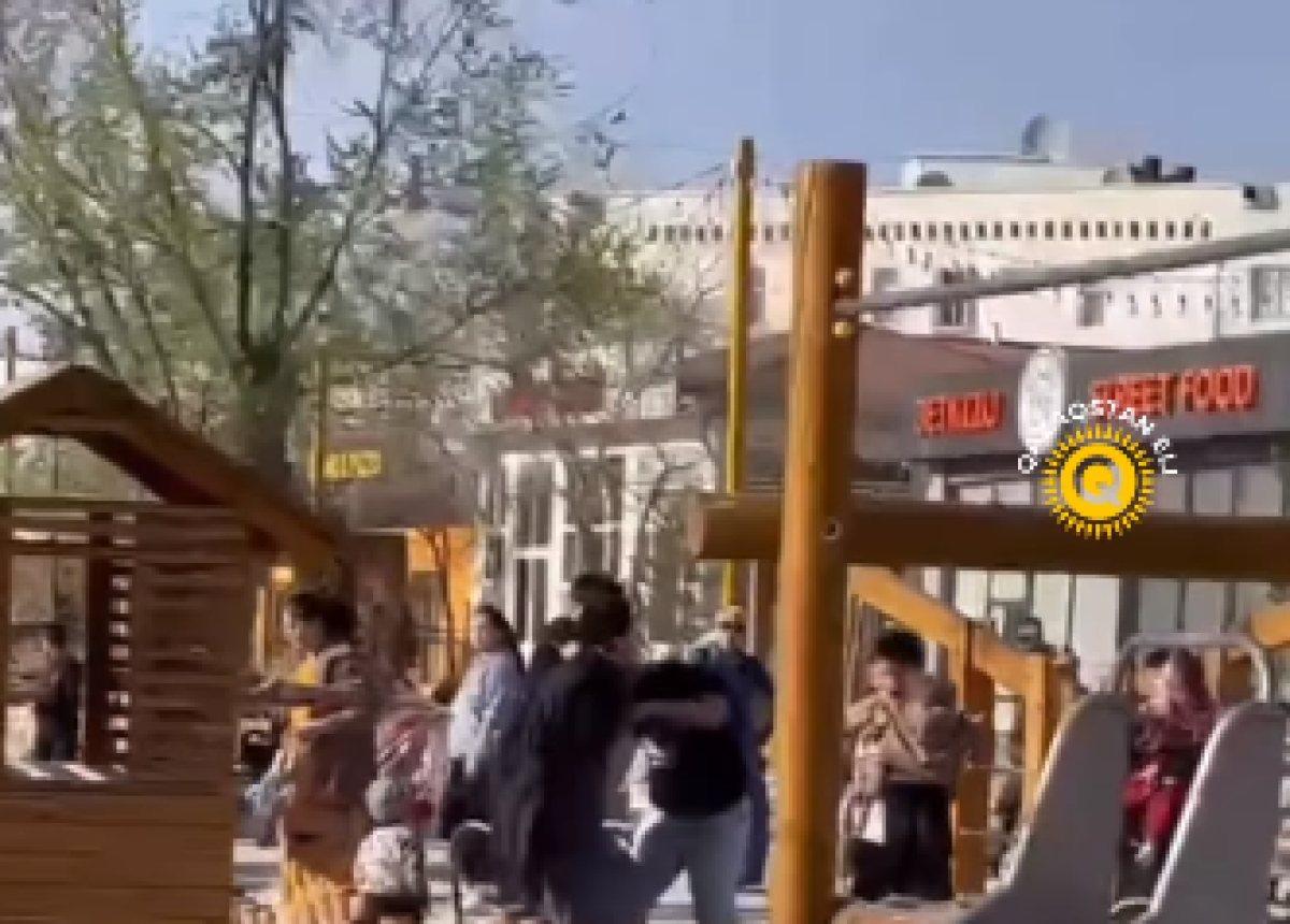 Женщины подрались на детской площадке в Жанаозене