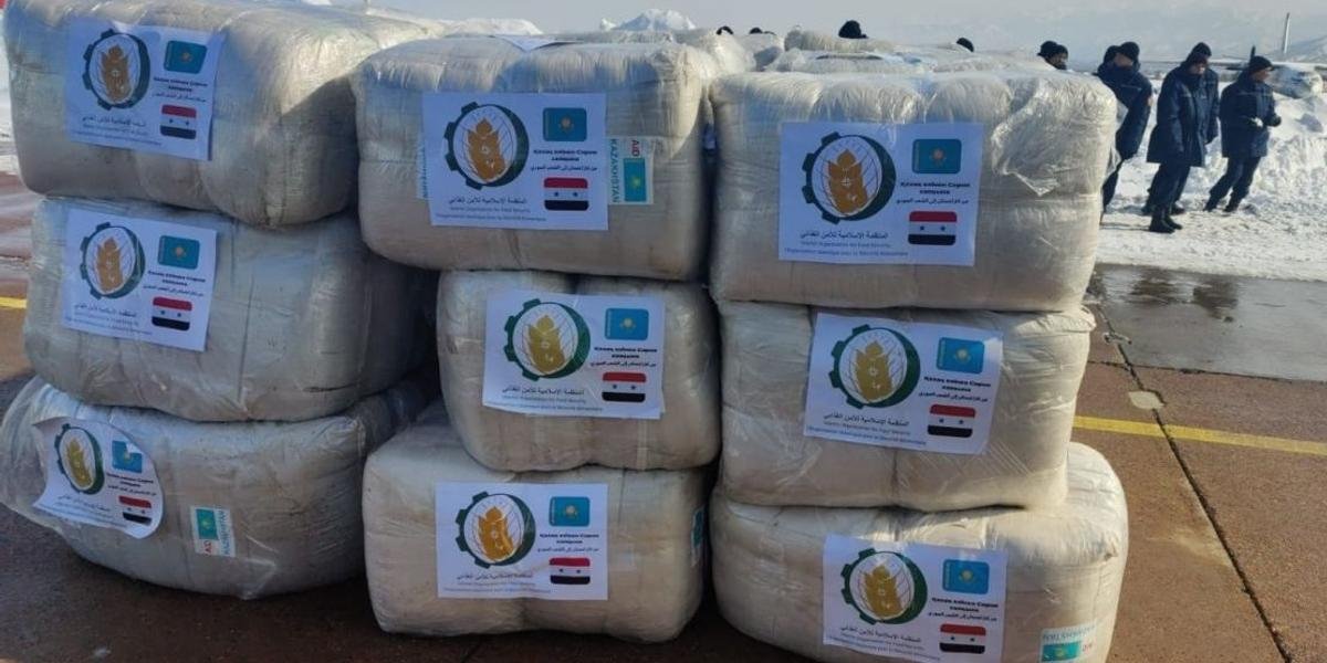 Президент Сирии Башар Аль-Асад поблагодарил Касым-Жомарта Токаева за гуманитарную помощь