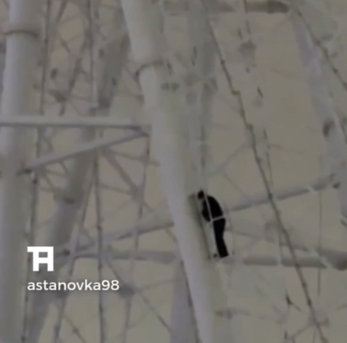 Попытка суицида или ремонт? Мужчина забрался на колесо обозрения в Астане