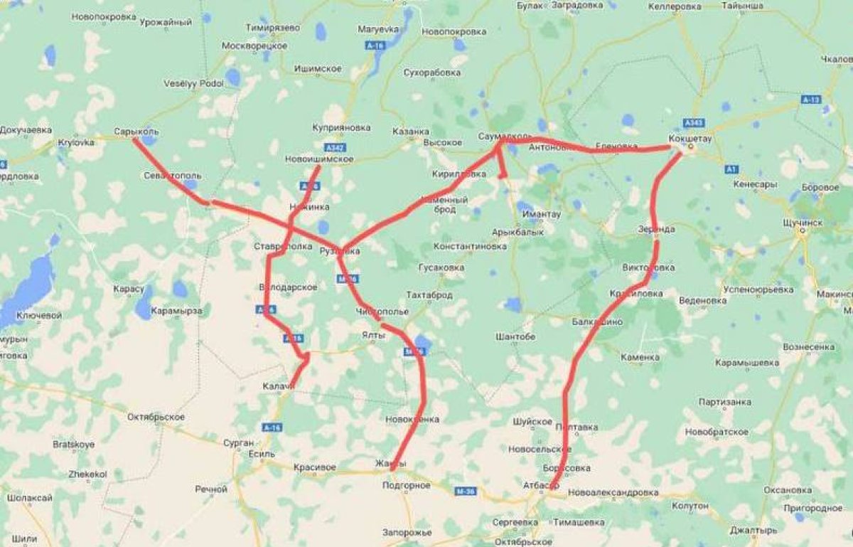 В трёх областях Казахстана из-за непогоды закрыли трассы