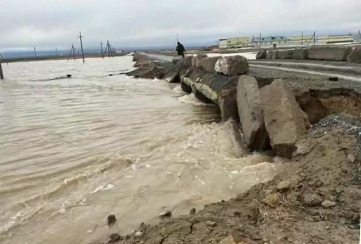 Ақтөбеде су тасқыны кезінде бірнеше ауылға қатынас шектелді