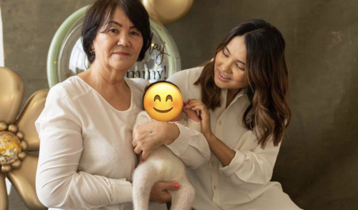 Багдат Мусин опубликовал фото жены и мамы