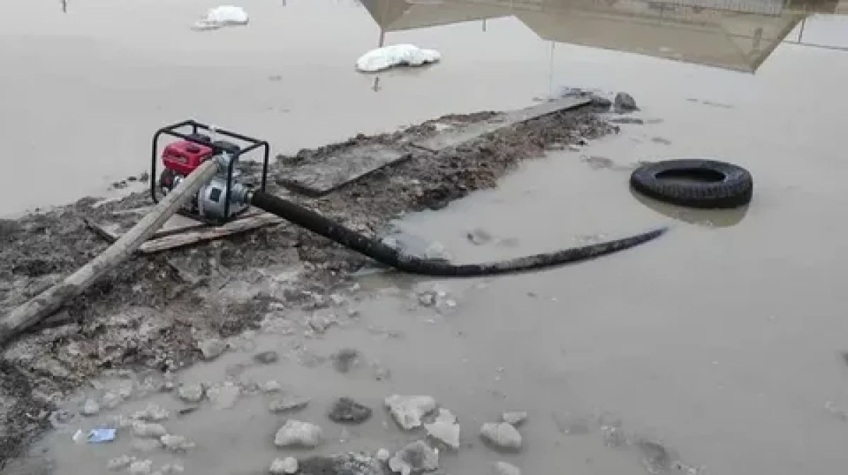 Ақтөбе қаласы су астында қалды: әкім не дейді?