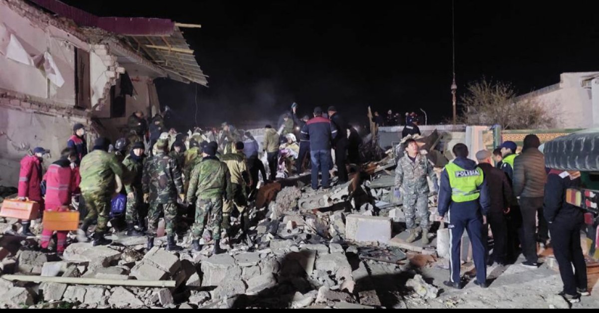 Газовый баллон взорвался в Жанаозене