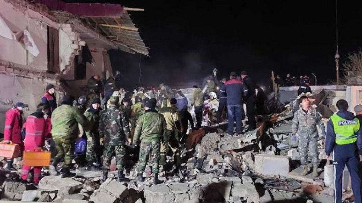 Жаңаөзенде газ баллоны жарылып, 11 адам зардап шекті