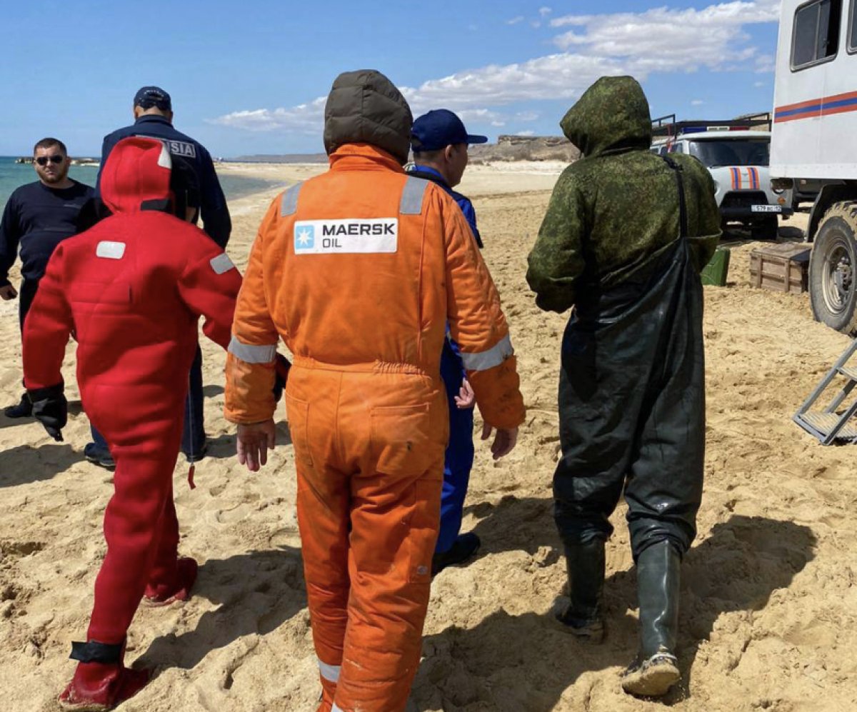 Рыбаков унесло в Каспийское море