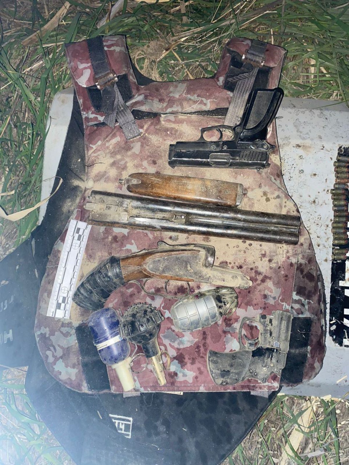 Тайник с оружием и боеприпасами нашли под Талдыкорганом