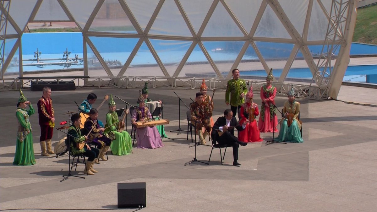 Астанада жеңіс күніне орай мерекелік концерт өтті