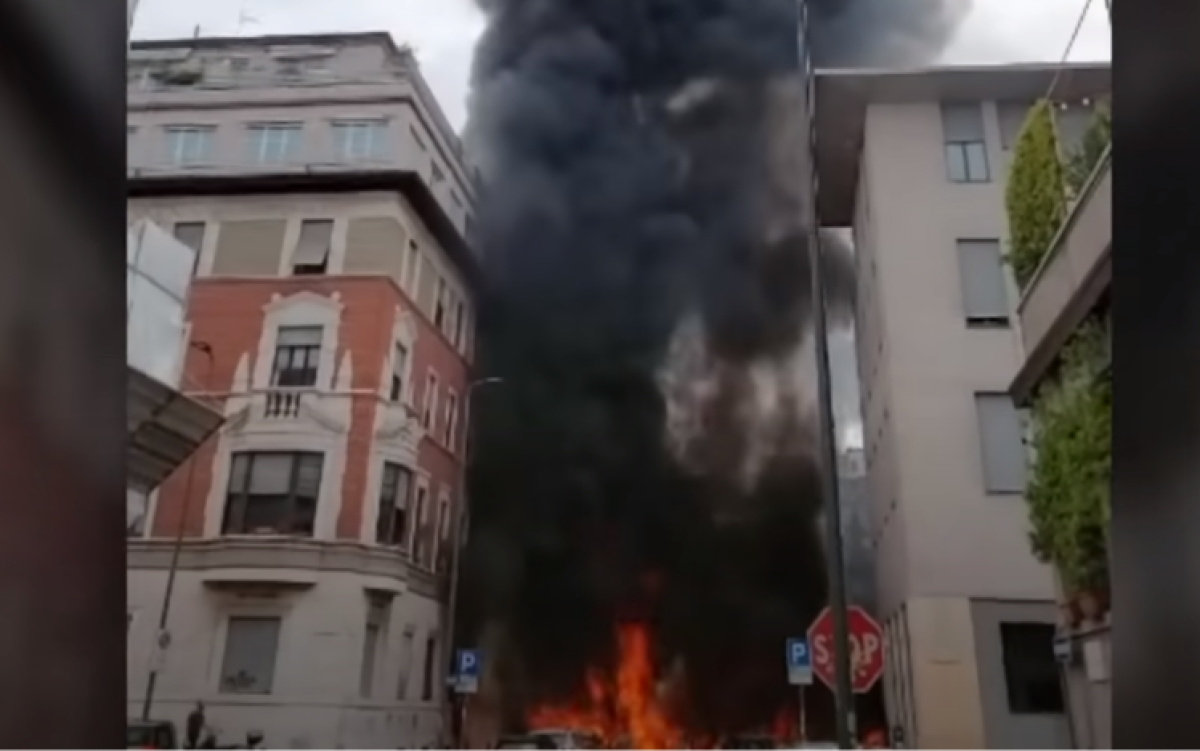 Мощный взрыв прогремел в центре Милана