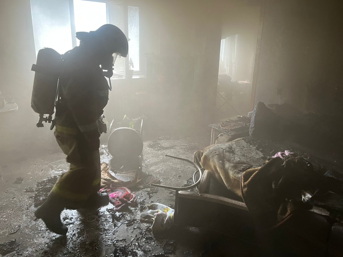 Невыключенные электроприборы привели к пожару в Риддере