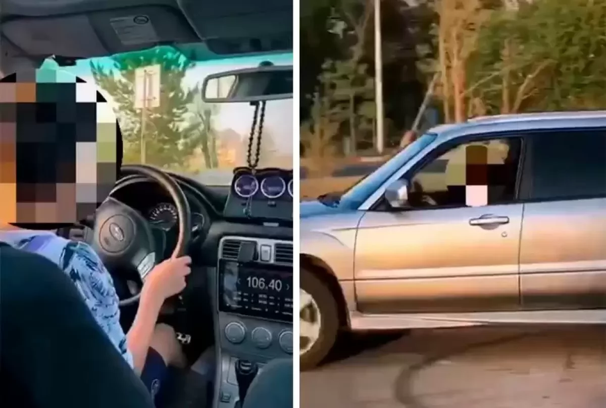 Таразда 12 жасар бала әкесінің көлігін айдап кеткен