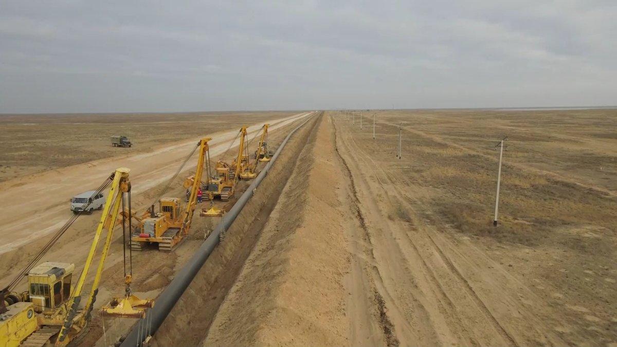 QazaqGaz «Мақат – Солтүстік Кавказ» газ құбырының лупингін іске қосты