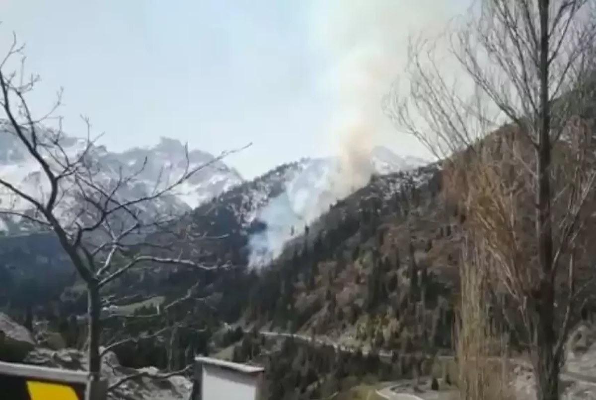 Медеудегі өртті сөндіруге ұшақ жіберілді