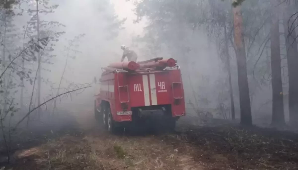 Абай облысында өртті сөндіруге әскерилер жіберіліп жатыр