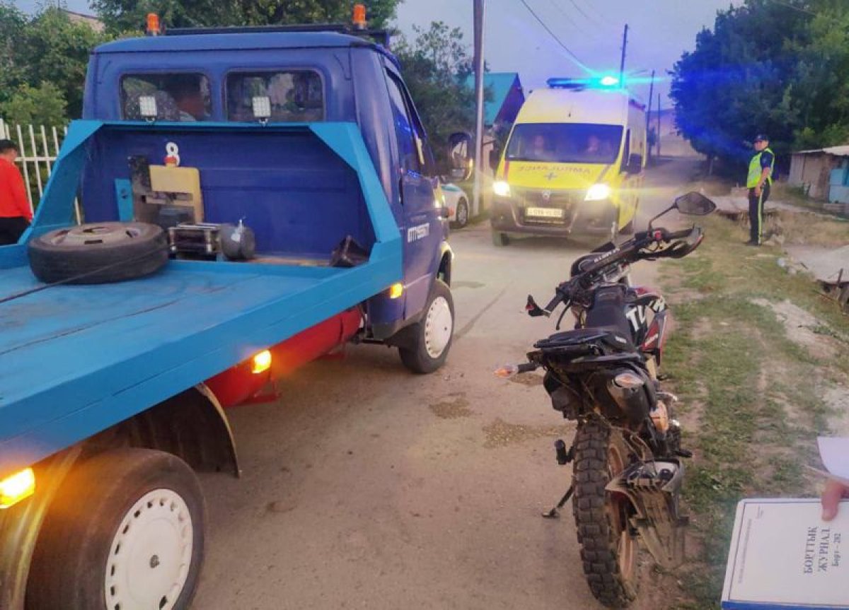 Жетісу облысында мотоцикл жүргізушісі баланы қағып өлтірді