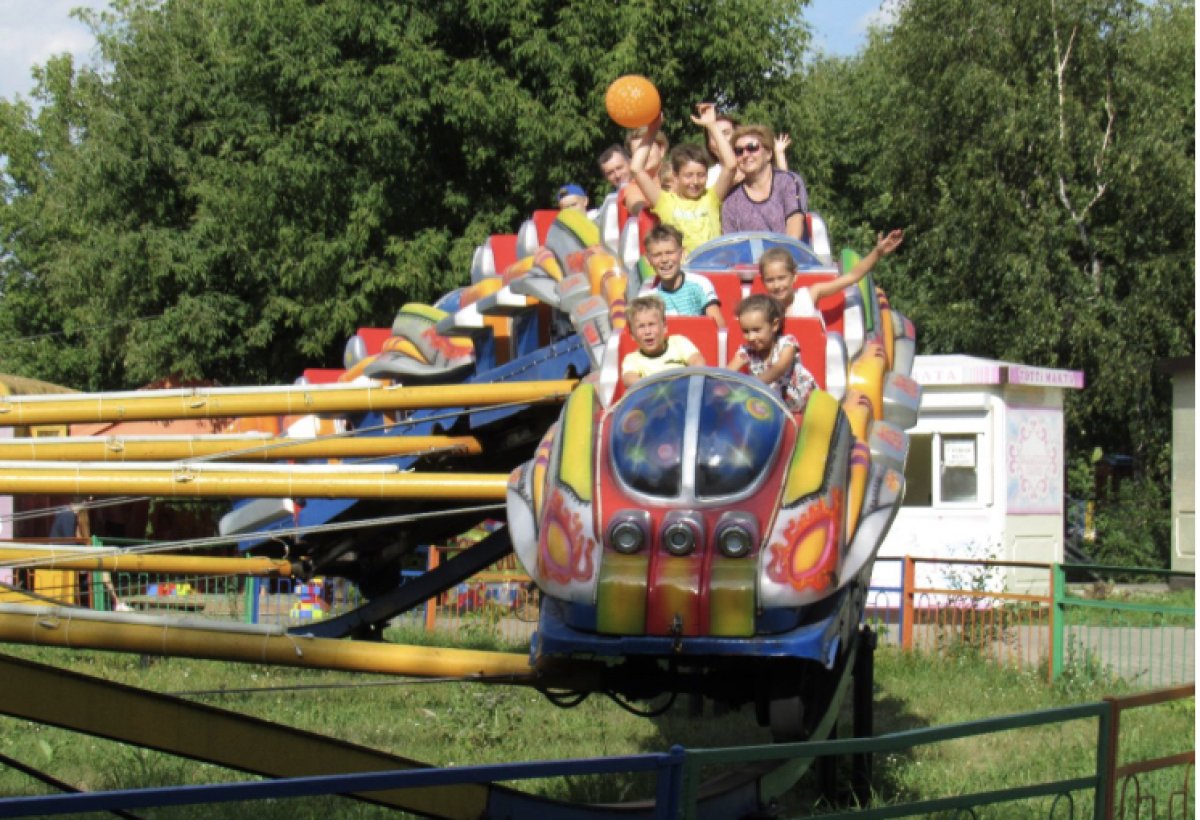 Аттракцион заклинило в парке Петропавловска
