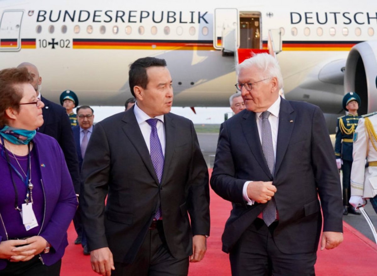 Германия президенті мемлекеттік сапармен Қазақстанға келді