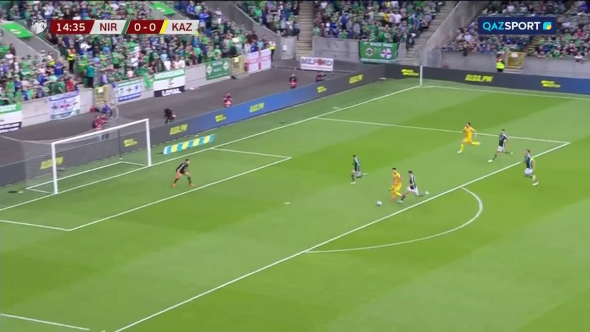 Казахстан обыграл Северную Ирландию и занял второе место в группе на Евро-2024