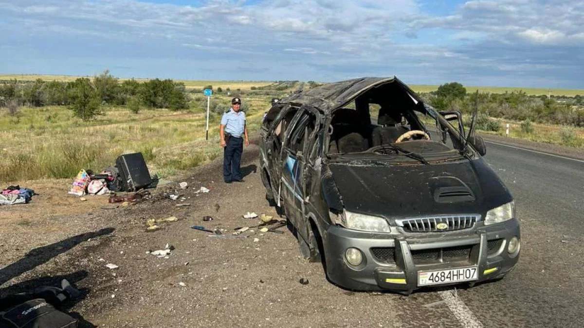 Ақтөбеде жантүршігерлік жол апатынан екі бала қаза болды