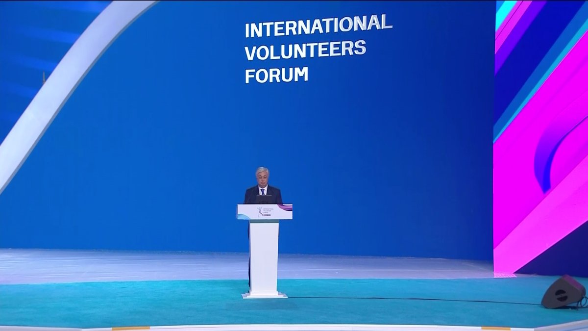 «Волонтерлердің еңбегі әрдайым жоғары бағалануы керек», - Президент