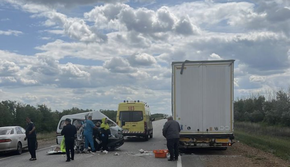 Пожилая женщина погибла на трассе в Костанайской области