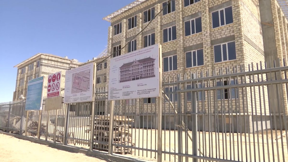 Несколько месяцев не выделялись деньги на строительство сельской школы в Мангистауской области