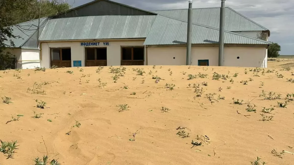 "Астана жақтан көмек сұраймыз": Ақтөбе облысындағы ауылда 13 үй құм құрсауында қалды