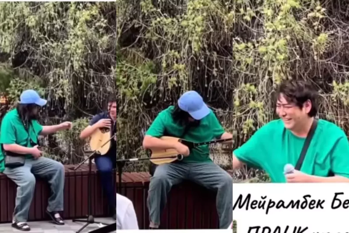 "Әнші Мейрамбек Беспаев халыққа пранк жасады
