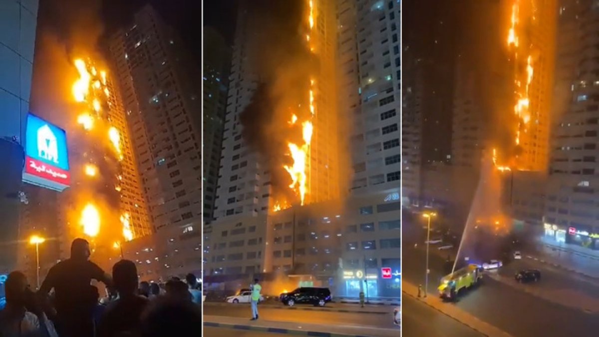 36 этажей пламени: в ОАЭ загорелся небоскреб