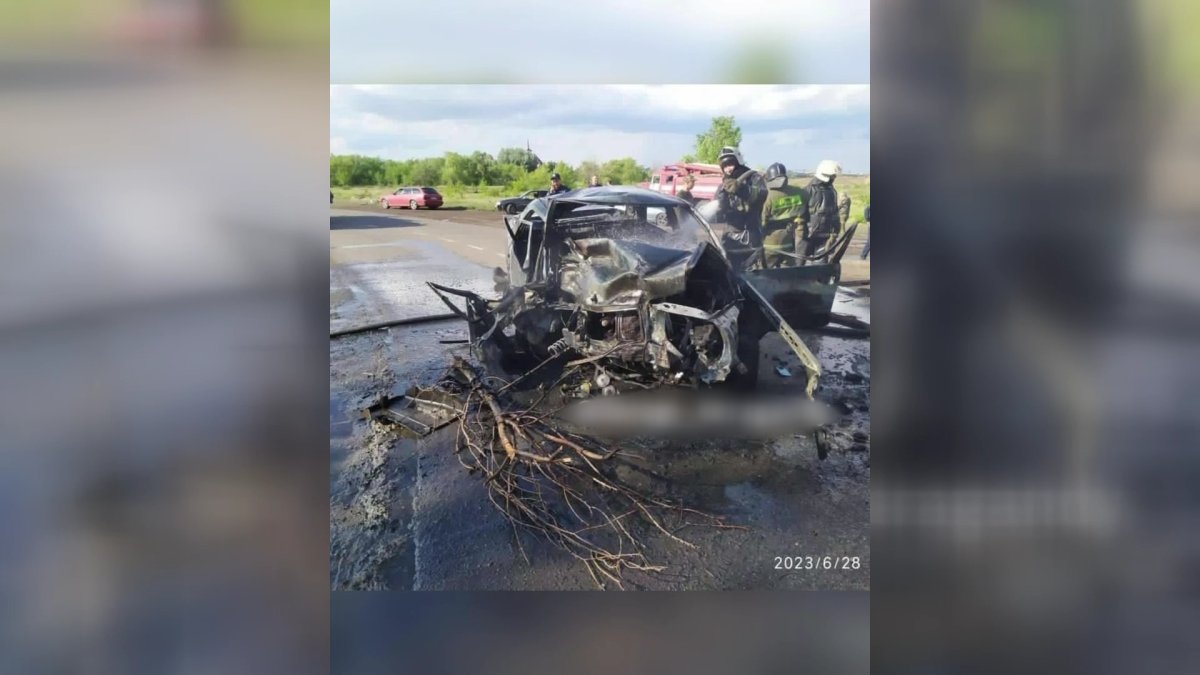 Қарағандыда 41 жастағы жүргізуші көлігімен бірге өртеніп кетті
