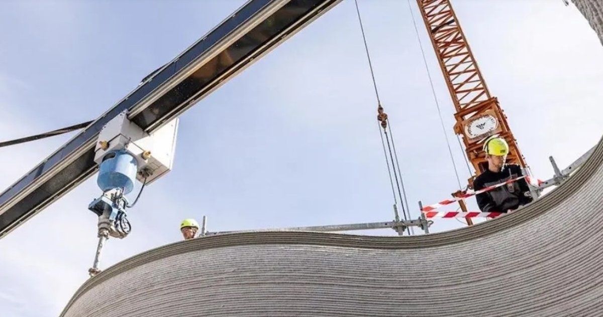 Самый большой дом, напечатанный на 3D-принтере, начали возводить в Германии