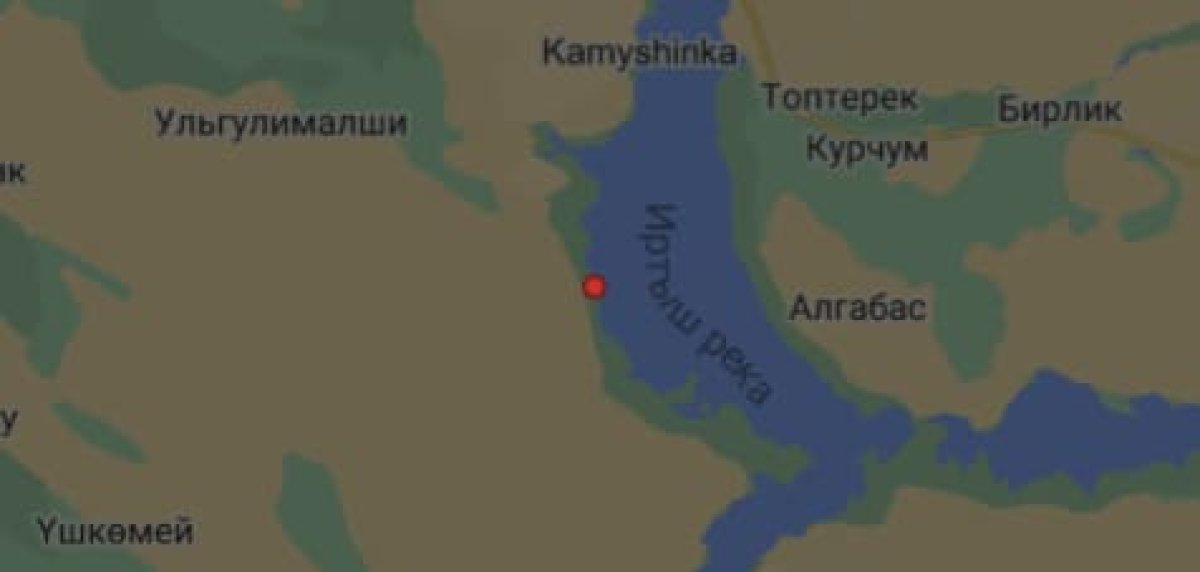 Землетрясение произошло в Казахстане