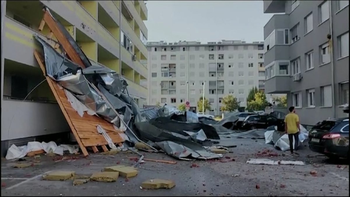Два человека погибли от последствий урагана в Загребе