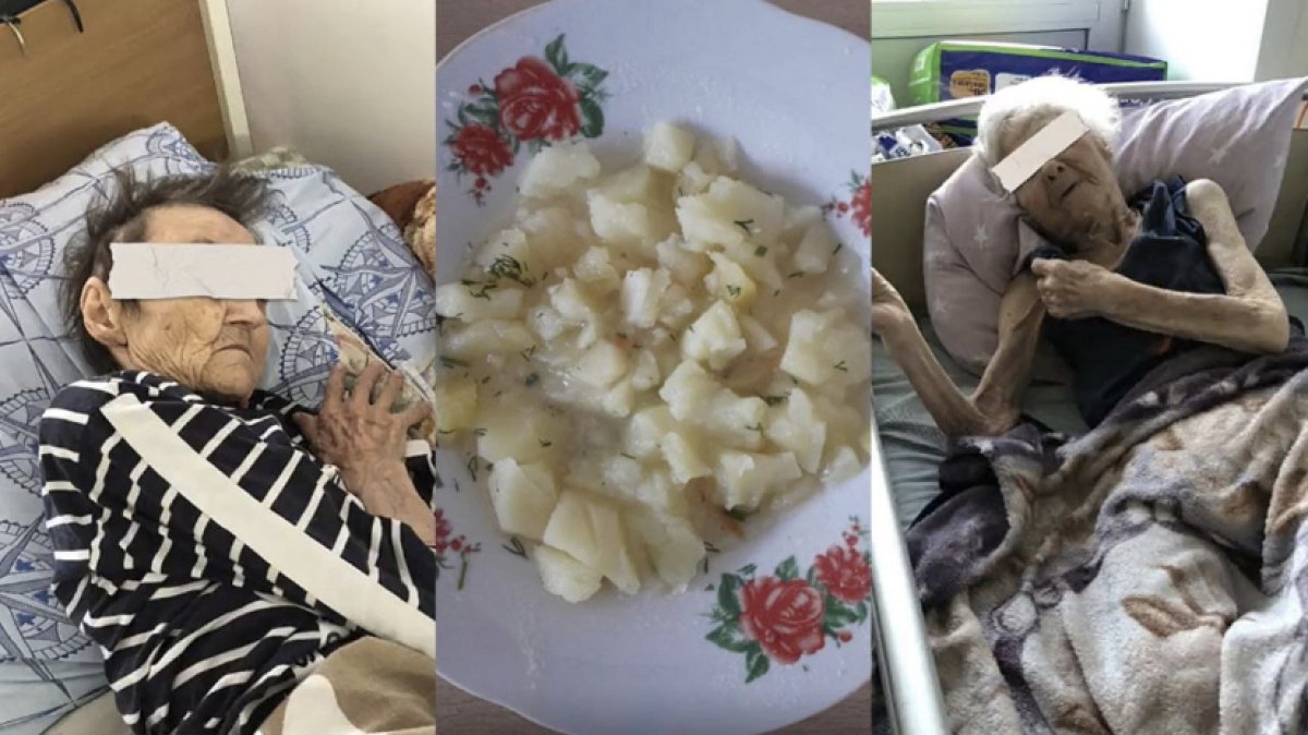Фото истощенных пожилых казахстанцев из дома престарелых Семея выложили в сеть