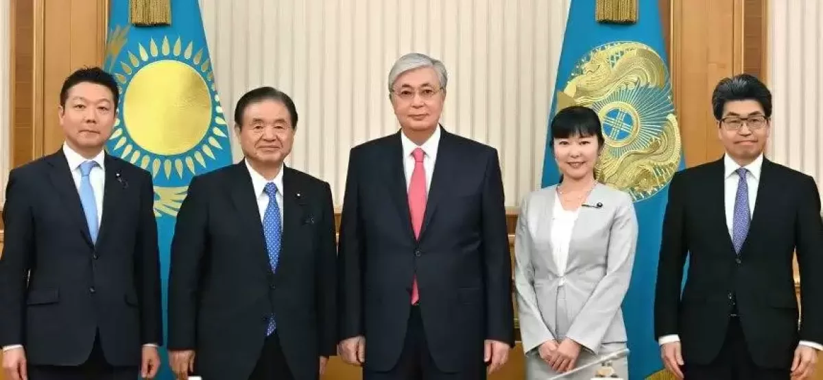 Президент Жапония Парламенті Қазақстанмен достық лигасының төрағасы Тошиаки Эндоны қабылдады